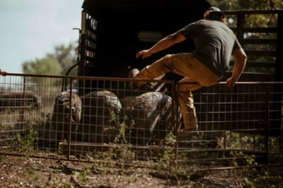 Image showing  Men's Rugged Flex Relaxed Fit High-Rise Rigby 5-Pocket Work Pants