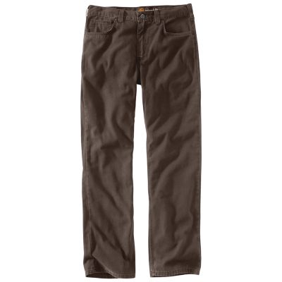 Image showing 0 th Carhartt Men's Rugged Flex Relaxed Fit High-Rise Rigby 5-Pocket Work Pants