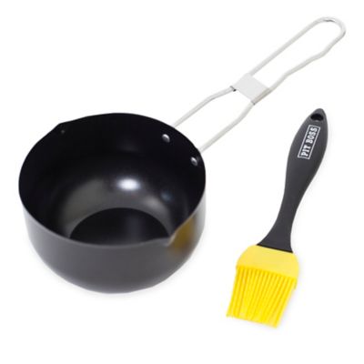 Image showing  BBQ Basting Brush with Pot