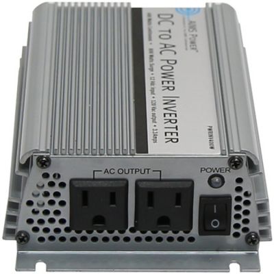 AIMS Power 400W Power Inverter, 12VDC to 120VAC, Includes Cables