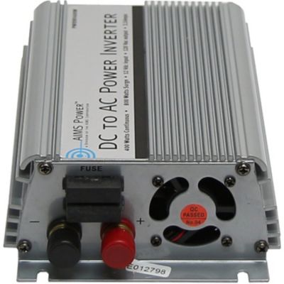 Image showing  400W Power Inverter, 12VDC to 120VAC, Includes Cables