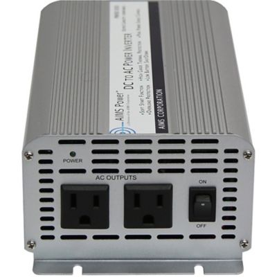 AIMS Power 1,000 Watt Power Inverter, 12VDC to 120VAC, Economical