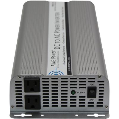 AIMS Power 2,500W Modified Sine Power Inverter, 12VDC to 120VAC, Economical
