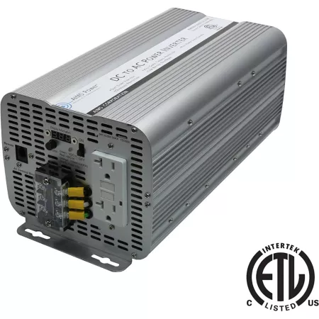 AIMS Power 3 000 Watt Modified Sine Wave Inverter 12V DC to 120V AC ETL Listed Battery Chargers