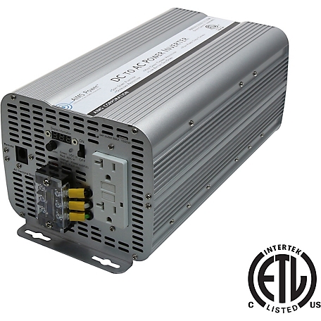 AIMS Power 3,600W Modified Sine Power Inverter, 12VDC to 120VAC, ETL Listed