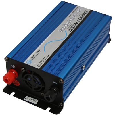 Image showing  300W Pure Sine Power Inverter, 12VDC 120VAC, Includes Cables