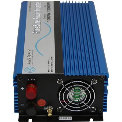 Image showing  1,000W Pure Sine Power Inverter, 12VDC to 120VAC, ETL Listed