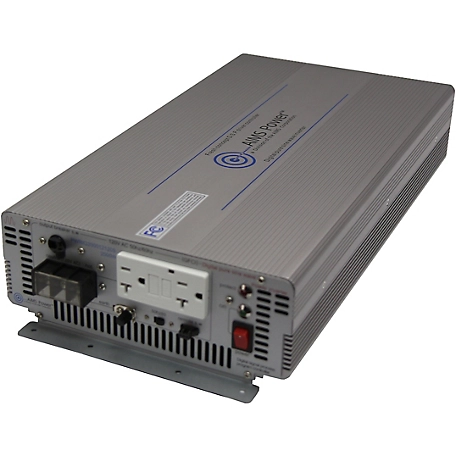 AIMS Power 2,000W Pure Sine Power Inverter, 12VDC to 120VAC, Industrial Grade