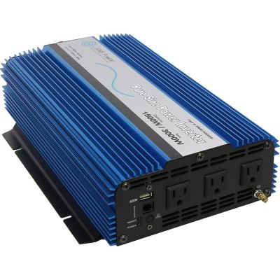 Image showing  1,500W Pure Sine Power Inverter, 48VDC to 120VAC