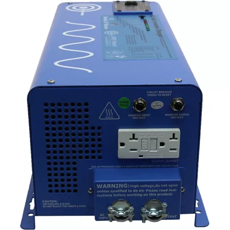 AIMS Power 3000W Pure Sine Wave Inverter Charger 24V DC to 120V AC Power Inverters