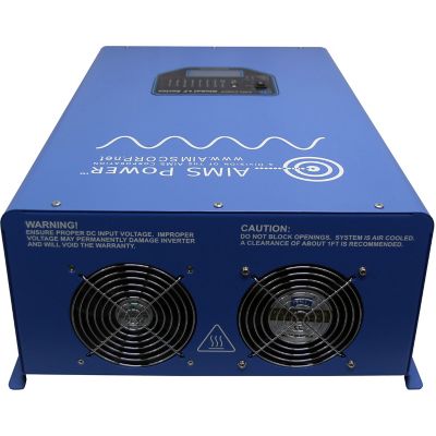 AIMS Power 10,000 Watt Pure Sine Inverter Charger, 48V DC to 120/240V AC