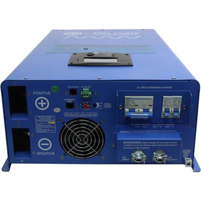 Image showing  10,000 W Pure Sine Inverter Charger, 48V DC to 120/240V AC