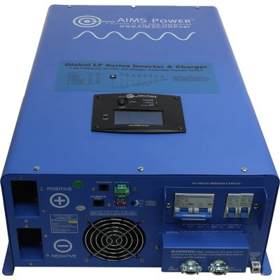 Image showing  10,000 W Pure Sine Inverter Charger, 48V DC to 120/240V AC