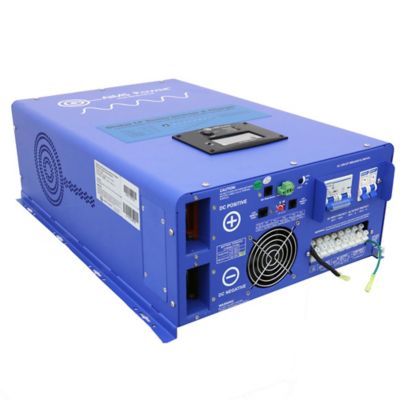 Image showing 5 th AIMS Power 10,000 W Pure Sine Inverter Charger, 48V DC to 120/240V AC