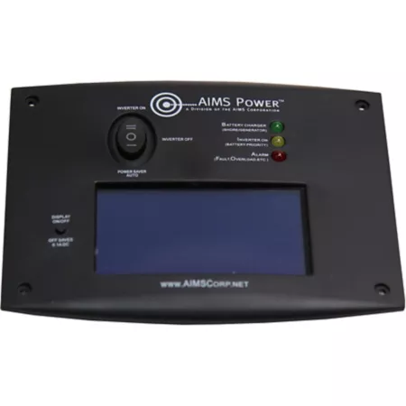 AIMS Remote On/Off Switch with LCD Display for AIMS Pure Sine Wave Inverter Chargers Only Power Inverters