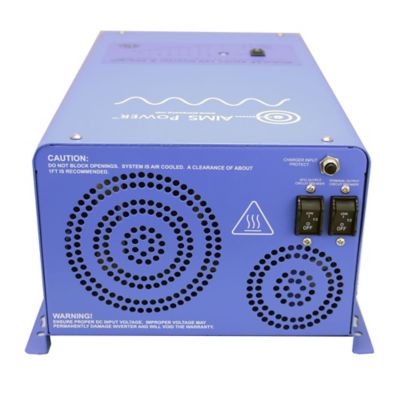 Image showing  1,500W Pure Sine Inverter and Battery Charger, 12VDC to 120VAC, ETL Listed
