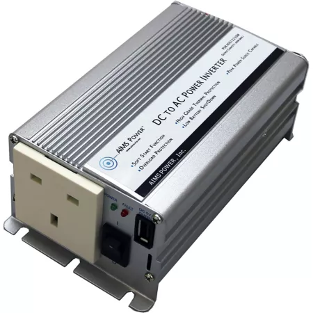 AIMS Power 400W Inverter 230V UK Plug European with 12V Cables PUK40012230W Power Inverters