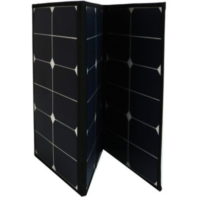 Image showing  60W Monocrystalline Portable Foldable Solar Panel with Carrying Case