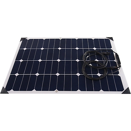 AIMS Power 60W Monocrystalline Flexible Bendable Slim Solar Panel, PV60SLIM