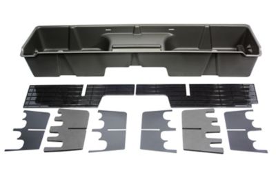 DU-HA Under Seat Storage fits 99-07 Chevy Silverado/GMC Sierra 1500 2500 3500 Extended Cab Classic - Dark Gray 10001