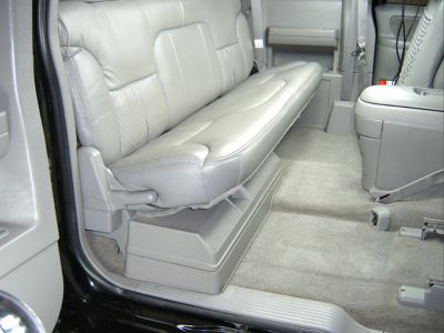 Image showing  Under Seat Storage for 88-99 Chevrolet/GMC C/K Model Extended Cab, Black