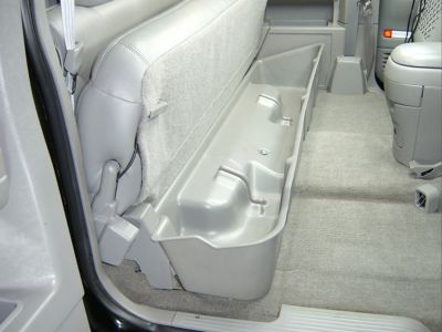 Image showing  Under Seat Storage for 88-99 Chevrolet/GMC C/K Model Extended Cab, Black