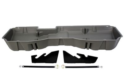 DU-HA Under Seat Storage fits 14-18 Chevy Silverado/GMC Sierra Light Duty Crew Cab & 15-19 Heavy Duty Crew Cab - Gray 10301