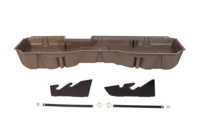 DU-HA Under Seat Storage fits 14-18 Chevy Silverado/GMC Sierra Light Duty Crew Cab & 15-19 Heavy Duty Crew Cab - Tan 10302