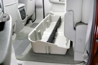 Image showing  Under Seat Storage for 07-13 Chevy Silverado/GMC Sierra Crew Cab and 07-14 Heavy Duty Crew Cab, Dark Gray