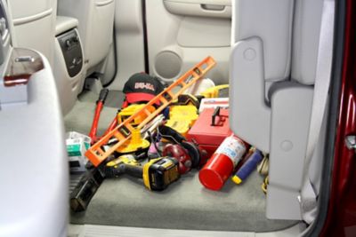 Image showing 6 th DU-HA Under Seat Storage for 07-13 Chevy Silverado/GMC Sierra Crew Cab and 07-14 Heavy Duty Crew Cab, Dark Gray