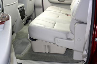 Image showing 9 th DU-HA Under Seat Storage for 07-13 Chevy Silverado/GMC Sierra Crew Cab and 07-14 Heavy Duty Crew Cab, Light Gray