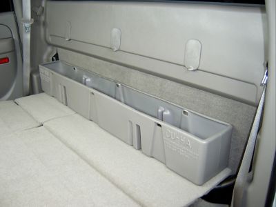 Image showing  2 Gun Rack and Organizer Truck Storage Container for 2000-2007 Chevrolet/GMC Silverado/Sierra HD Crew Cab