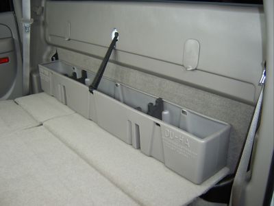 Image showing 5 th DU-HA 2 Gun Rack and Organizer Truck Storage Container for 2000-2007 Chevrolet/GMC Silverado/Sierra HD Crew Cab