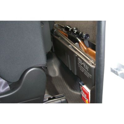 Image showing  2 Gun Rack and Organizer Truck Storage Container for 2007-2018 Chevrolet/GMC Silverado/Sierra Reg Cab, Black