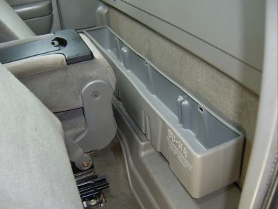 Image showing  2 Gun Rack and Organizer Truck Storage Container for 1099-2007 Chevrolet/GMC Silverado/Sierra Reg Cab, Black