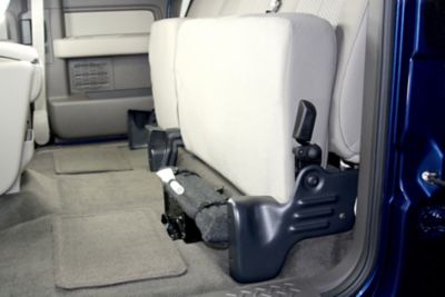 Image showing  Under Seat Storage for 2009-2014 Ford F150 SuperCab without Factory Subwoofer, Black