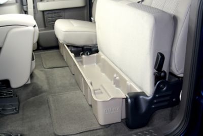 Image showing  Under Seat Storage for 2009-2014 Ford F150 SuperCab without Factory Subwoofer, Black