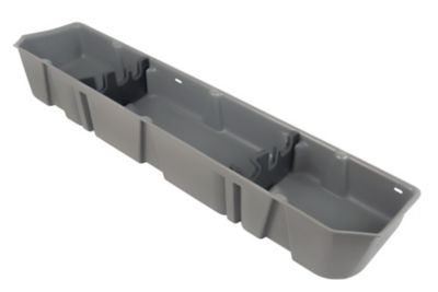 Image showing  Under Seat Storage fits 2015-2026 Ford F150 SuperCrew and 2017-2026 Ford F250 F350 F450 F550 SuperCrew, Light Gray