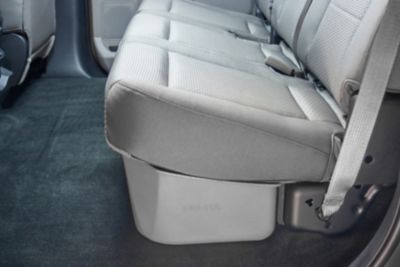 Image showing 5 th DU-HA Under Seat Storage fits 2015-2026 Ford F150 SuperCrew and 2017-2026 Ford F250 F350 F450 F550 SuperCrew, Tan