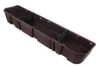 Image showing  Under Seat Storage fits 2015-2026 Ford F150 SuperCrew and 2017-2026 Ford F250 F350 F450 F550 SuperCrew, Brown