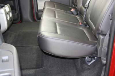 Image showing  Under Seat Storage for 2009-2014 Ford F150 SuperCrew with Factory Subwoofer, Black