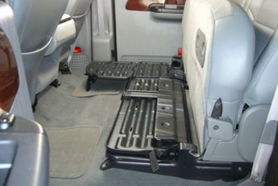 Image showing  Under Seat Storage for 2003-2016 Ford F250 F350 F450 F550 Super Duty Crew Cab with 60/40 Split Bench Seats Only