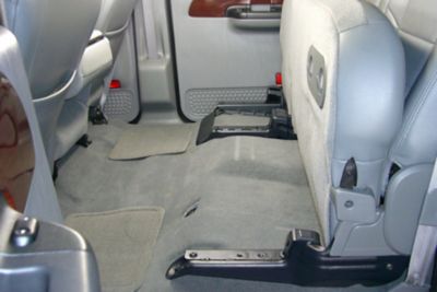 Image showing  Under Seat Storage for 2003-2016 Ford F250 F350 F450 F550 Super Duty Crew Cab with 60/40 Split Bench Seats Only