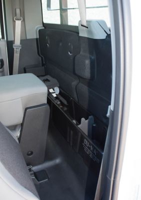 Image showing  Behind-the-Seat Storage fits 2015-2026 Ford F150 Regular Cab, Black