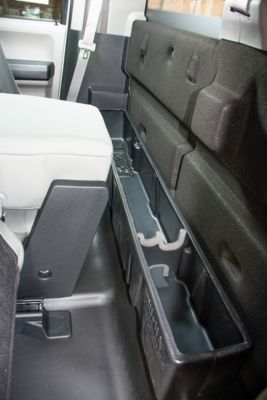 Image showing  Behind-the-Seat Storage fits 2015-2026 Ford F150 Regular Cab, Black