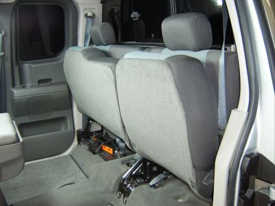 Image showing  Under Seat Storage for 2004-2024 Nissan Titan King Cab and Crew Cab Heavy-Duty