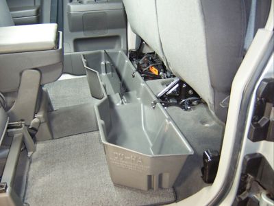 Image showing  Under Seat Storage for 2004-2024 Nissan Titan King Cab and Crew Cab Heavy-Duty
