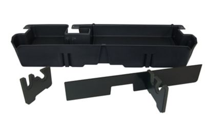 Image showing  2 Gun Underseat Truck Storage Case for 2007-2021 Toyota Tundra Double Cab (Does Not Fit with Factory Subwoofer), Black