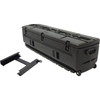 DU-HA TOTE Portable Rolling Tool Box or Gun Case for SUV's, Vans, Pickup Trucks, and More - Includes Slide Bracket - Black