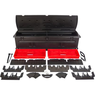 Image showing  5.08 cu. ft. Portable Rolling Tool Box/Gun Case with Slide Bracket for SUVs, Vans, Pickup Trucks, and More, Black